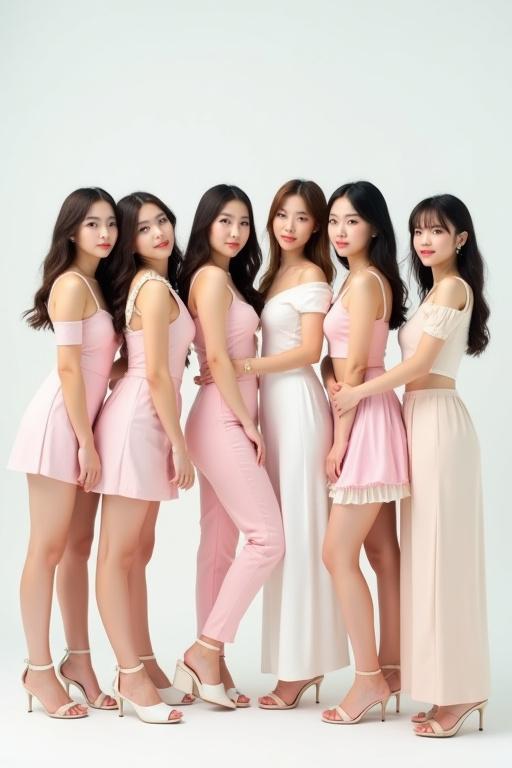 걸그룹 루나리스의 단체 프로필 사진